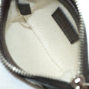 GUCCI Shoulder Pouch Web Sherry Line Leather Black Silver 821831 Auth 171234A-20