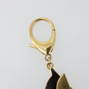 LOUIS VUITTON Bijou Sac Animalia Chicken Charm metal Dark Brown Gold LV Auth 171236A-5