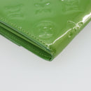 LOUIS VUITTON Vernis Portefeiulle Sarah Wallet Vert Tonic M93635 LV Auth 171237A-16