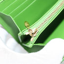 LOUIS VUITTON Vernis Portefeiulle Sarah Wallet Vert Tonic M93635 LV Auth 171237A-21