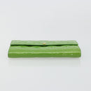 LOUIS VUITTON Vernis Portefeiulle Sarah Wallet Vert Tonic M93635 LV Auth 171237A-6