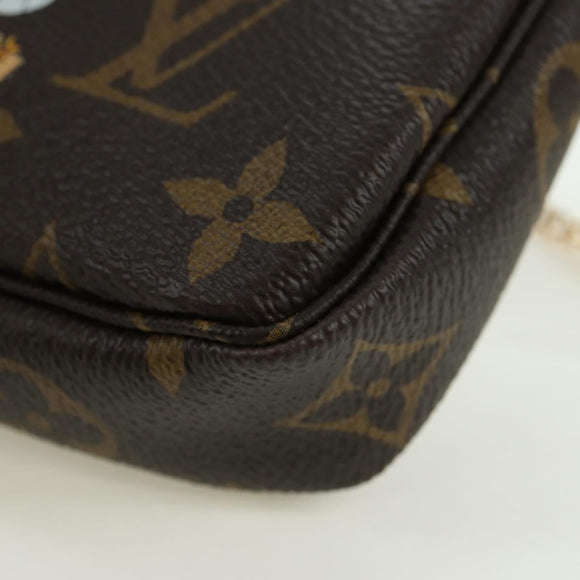 LOUIS VUITTON Vivienne Mini Pochette Accessoires Pouch M15328 LV Auth 171238SAM
