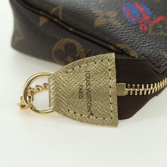LOUIS VUITTON Vivienne Mini Pochette Accessoires Pouch M15328 LV Auth 171238SAM
