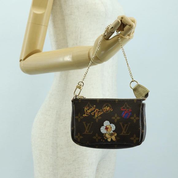 LOUIS VUITTON Vivienne Mini Pochette Accessoires Pouch M15328 LV Auth 171238SAM