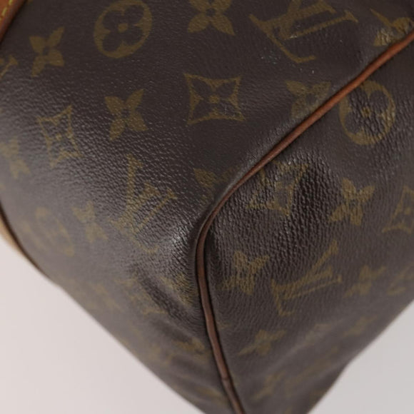 LOUIS VUITTON Monogram Sac Souple 35 Boston Bag M41626 LV Auth 171242