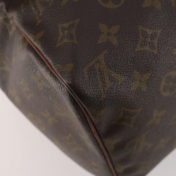 LOUIS VUITTON Monogram Sac Souple 35 Boston Bag M41626 LV Auth 171242