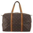 LOUIS VUITTON Monogram Sac Souple 35 Boston Bag M41626 LV Auth 171242-13