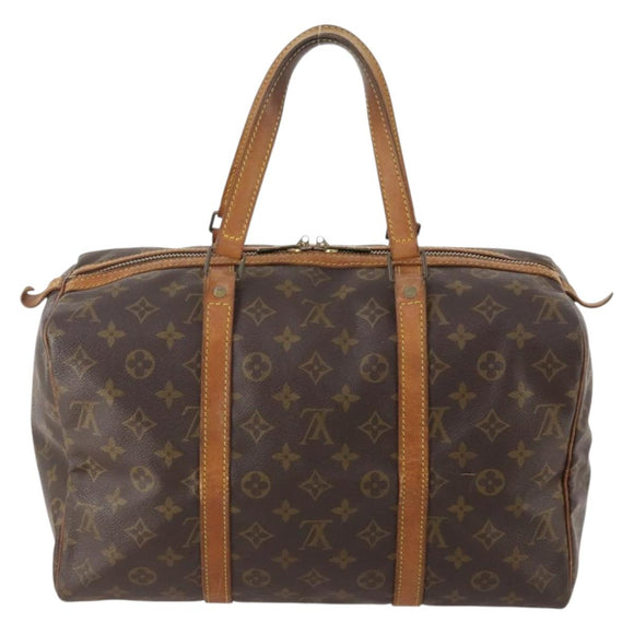 LOUIS VUITTON Monogram Sac Souple 35 Boston Bag M41626 LV Auth 171242