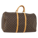 LOUIS VUITTON Monogram Keepall 55 Boston Tas M41424 LV Auth 171243A-1