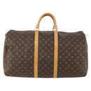 LOUIS VUITTON Monogram Keepall 55 Boston Tas M41424 LV Auth 171243A-13