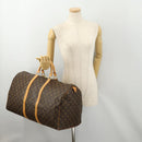 LOUIS VUITTON Monogram Keepall 55 Boston Tas M41424 LV Auth 171243A-22