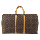 LOUIS VUITTON Monogram Keepall 55 Boston Tas M41424 LV Auth 171243A-2