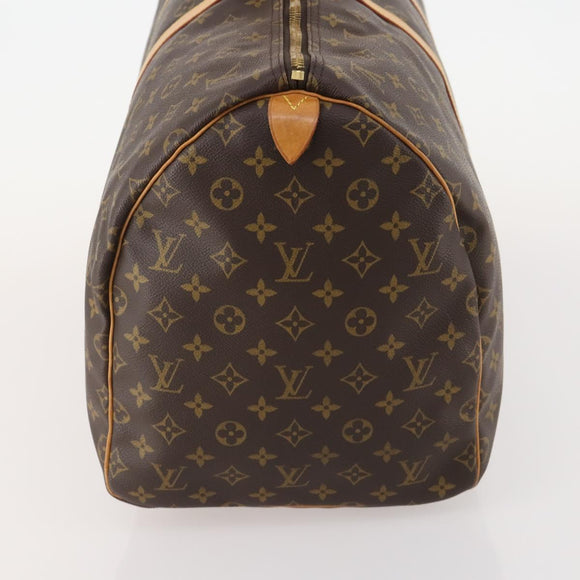 LOUIS VUITTON Monogram Keepall 55 Boston Tas M41424 LV Auth 171243A