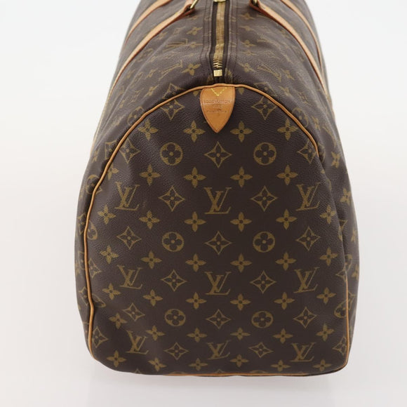 LOUIS VUITTON Monogram Keepall 55 Boston Tas M41424 LV Auth 171243A
