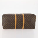 LOUIS VUITTON Monogram Keepall 55 Boston Tas M41424 LV Auth 171243A-5