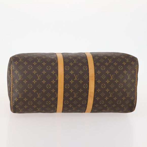 LOUIS VUITTON Monogram Keepall 55 Boston Tas M41424 LV Auth 171243A