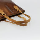 LOUIS VUITTON Monogram Vernis Houston Hand Bag Bronze M91122 LV Auth 171246-7