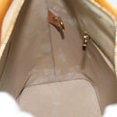 LOUIS VUITTON Monogram Vernis Houston Hand Bag Beige M91004 LV Auth 171247-18