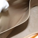LOUIS VUITTON Monogram Vernis Houston Hand Bag Beige M91004 LV Auth 171247-21