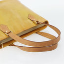 LOUIS VUITTON Monogram Vernis Houston Hand Bag Beige M91004 LV Auth 171247-7