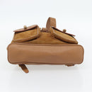 GUCCI Bamboo Backpack Suede Brown Gold 003 2058 0016 Auth 171248-5