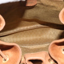 GUCCI Bamboo Backpack Suede Brown Gold 003 2058 0016 Auth 171248-11