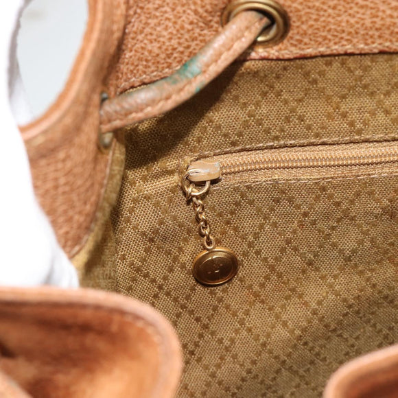 GUCCI Bamboo Backpack Suede Brown Gold 003 2058 0016 Auth 171248