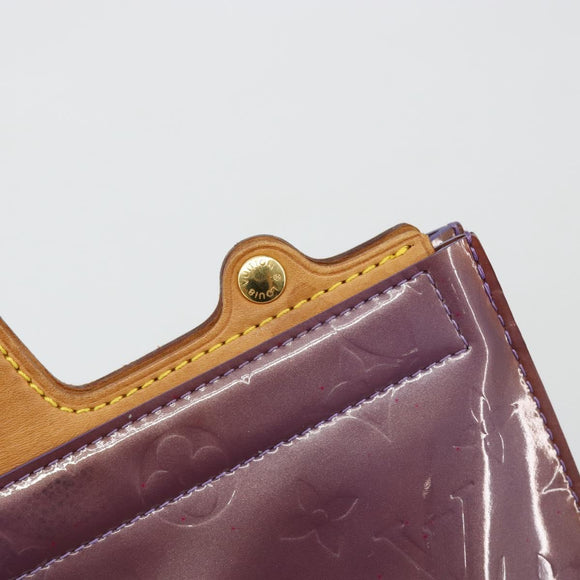LOUIS VUITTON Monogram Vernis Stanton Tote Bag Purple Viole M91079 Auth 171249