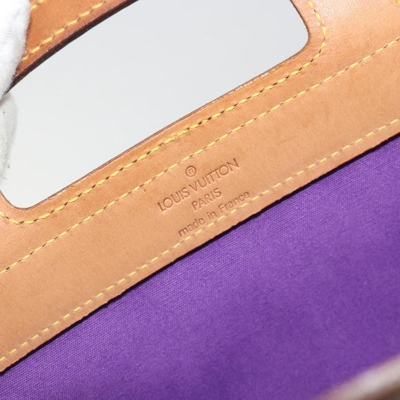 LOUIS VUITTON Monogram Vernis Stanton Tote Bag Purple Viole M91079 Auth 171249