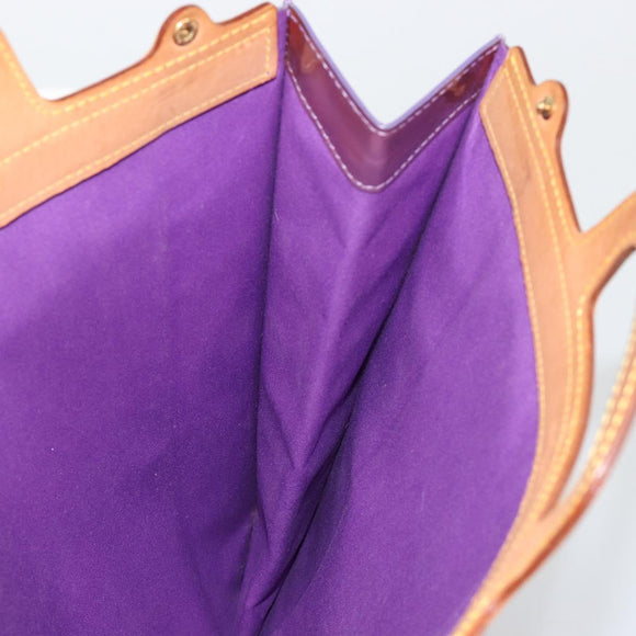 LOUIS VUITTON Monogram Vernis Stanton Tote Bag Purple Viole M91079 Auth 171249