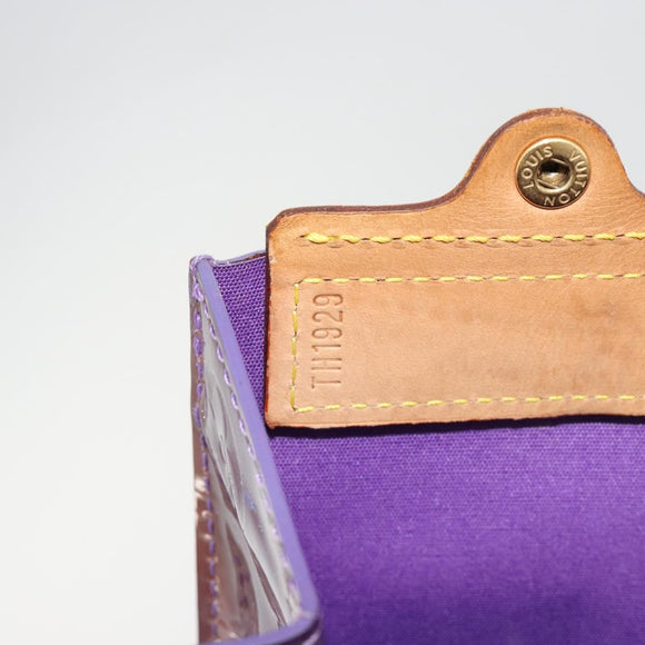 LOUIS VUITTON Monogram Vernis Stanton Tote Bag Purple Viole M91079 Auth 171249
