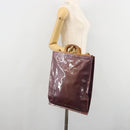 LOUIS VUITTON Monogram Vernis Stanton Tote Bag Purple Viole M91079 Auth 171249-20
