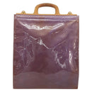 LOUIS VUITTON Monogram Vernis Stanton Tote Bag Purple Viole M91079 Auth 171249-2