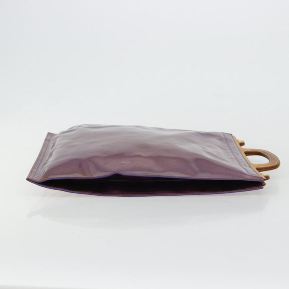 LOUIS VUITTON Monogram Vernis Stanton Tote Bag Purple Viole M91079 Auth 171249