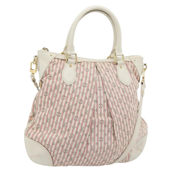 LOUIS VUITTON Mini Lin Marina GM Tas Croisette 2way Roze M95493 LV Auth 171252V