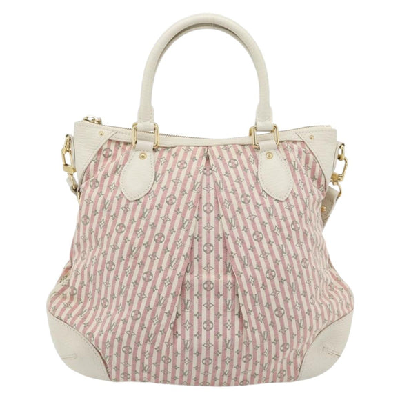 LOUIS VUITTON Mini Lin Marina GM Tas Croisette 2way Roze M95493 LV Auth 171252V