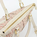 LOUIS VUITTON Mini Lin Marina GM Tas Croisette 2way Roze M95493 LV Auth 171252V-6