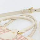 LOUIS VUITTON Mini Lin Marina GM Tas Croisette 2way Roze M95493 LV Auth 171252V-8