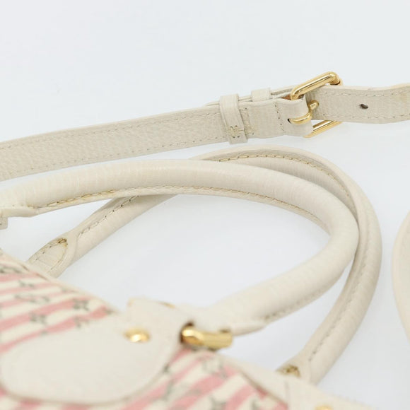 LOUIS VUITTON Mini Lin Marina GM Tas Croisette 2way Roze M95493 LV Auth 171252V