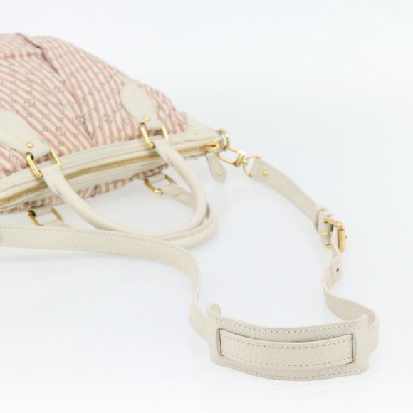 LOUIS VUITTON Mini Lin Marina GM Tas Croisette 2way Roze M95493 LV Auth 171252V