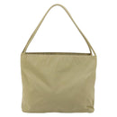 PRADA Tote Bag Nylon Khaki Silver Auth 171253A-3