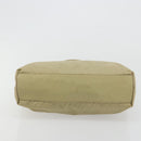 PRADA Tote Bag Nylon Khaki Silver Auth 171253A-9