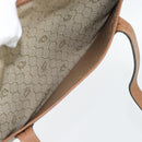 Christian Dior Honeycomb Canvas Hand Bag PVC Beige Gold Auth 171254-19