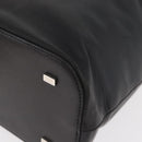CELINE Hand Bag Leather 2way Black Gold Auth 171255A-15