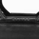 CELINE Hand Bag Leather 2way Black Gold Auth 171255A-16