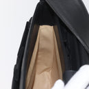 BALLY Shoulder Bag Leather Black Gold Auth 171257A-21