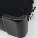 PRADA Sports Tote Bag Nylon Black Silver Auth 171258-12
