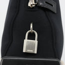 PRADA Sports Tote Bag Nylon Black Silver Auth 171258-14