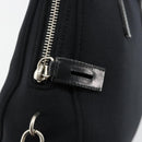 PRADA Sports Tote Bag Nylon Black Silver Auth 171258-15
