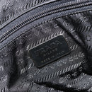 PRADA Sports Tote Bag Nylon Black Silver Auth 171258-17